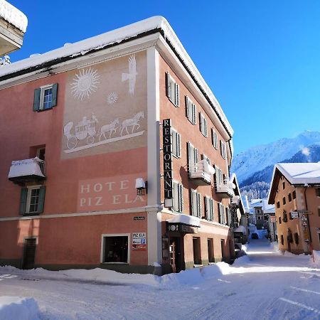 Historisches Hotel Piz Ela Bergün Esterno foto