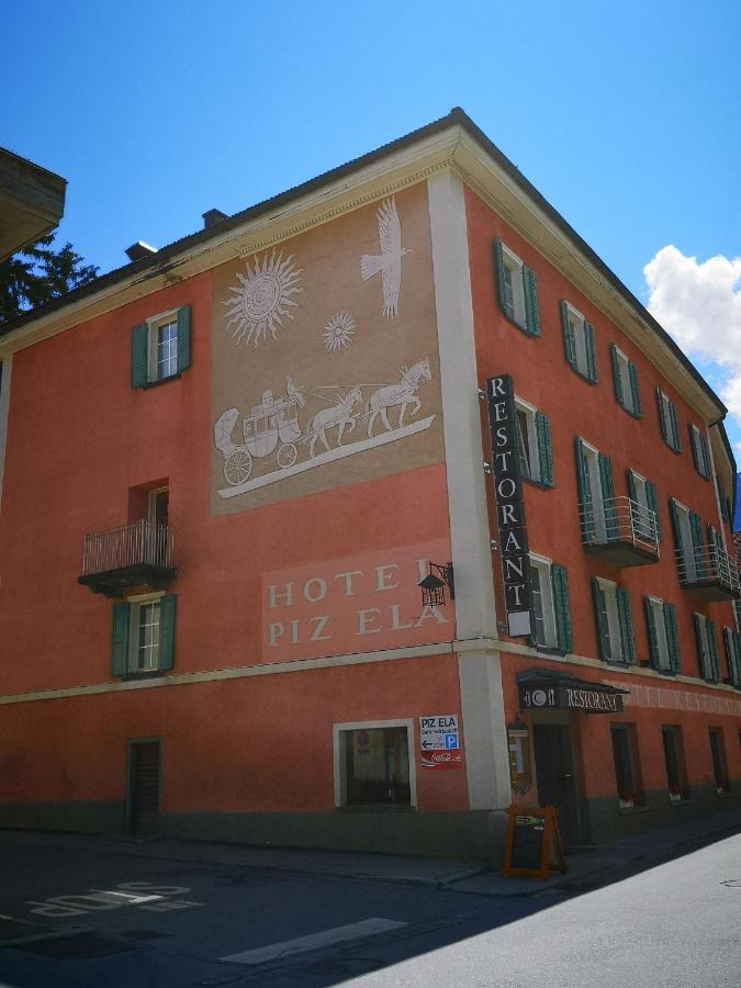 Historisches Hotel Piz Ela Bergün Esterno foto