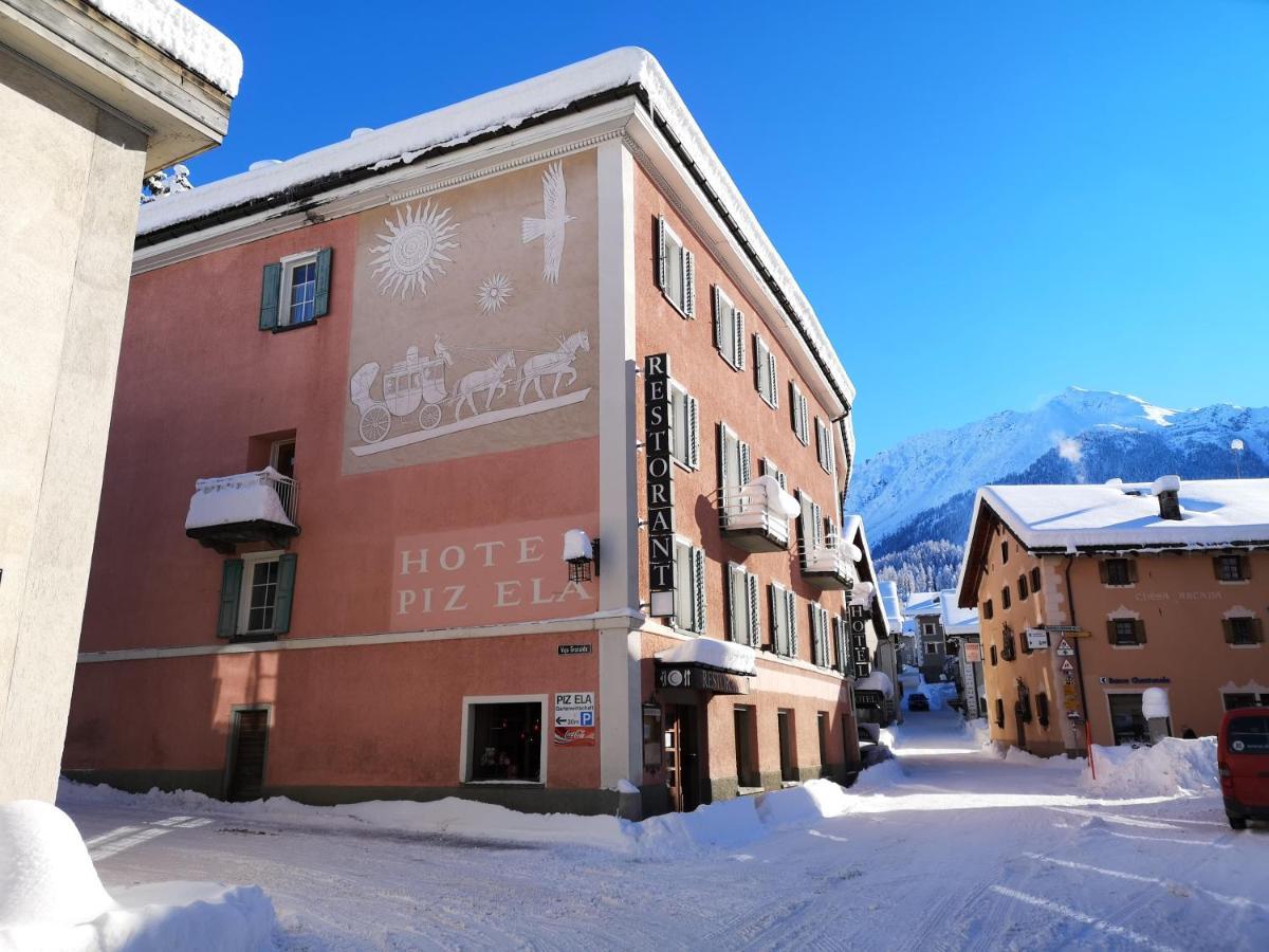 Historisches Hotel Piz Ela Bergün Esterno foto